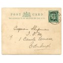 1902 ½d Postal stationery card "Admiralty Official" from Ullapool addressed to Edinburgh