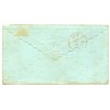 1865 cover with six 1d rose-red pl 89 issues from Golspie, Scotland, addressed to New Zealand.