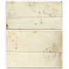 1841 covers with 1d black pl 5 and 1d red-brown pl 8 from Watten, Caithness, Scotland.