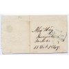 1849 cover with 1d red-brown pl 86 from Invergordon with "lozenge of dots" cancellation..