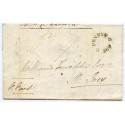 1828 cover  Bridport to St Ives "Pd 7" + "PENRYN/ 269" mileage mark