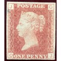 1870-1871 Dr Perkins Paper Trials. RARE 1d rose-red  plate 121.
