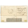 1844 1d Mulready  to Leith from London  6 JUN 1844 with No “18” London numeral handstamp
