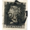 1840 an entire wrapper from Norfolk with 1d black issue from plate 9 GE  placed on the back of the wrapper acting as a seal