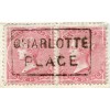 1857 reg. cover with pair 4d rose-carmine CHARLOTTE PLACE Scots Local cancel