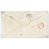 Superb 1863 Advertising envelope with 2 x 2d Pl.9 Manchester to France