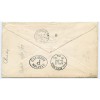1901  2d + 2½d on cvr to USA tied  “K48”  “London & Holyhead T.P.O. United States Mail” 
