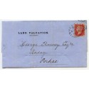 1858 cover with 1d Pl 36 tied by Inverness experimental duplex to Raasay