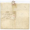1838 cover "per Steamer Soverign" from Lerwick to Kirkwall rated at "9" (d).