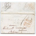 1841 cover from London addressed to Lerwick and re-addressed to Kirkwall.