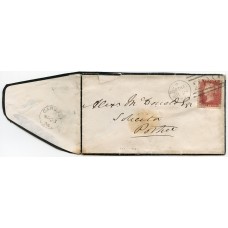 1874 cover with 1d pl 152, from Carbost, Isle of Skye, to Portree 