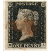 1840 cover with 1d black pl 2 from Fort William, to Inverness with red Maltese cross.