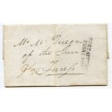 1837 cover from Glenevis Distillery "Fort Augustus/ Penny Post " handstamp.