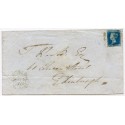 1845 cover with 2d pl 3 Glencarradle / Tarbert Private Post to Edinburgh.