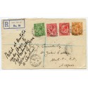 1930 "Registered" cover from Iona addressed to South Africa.