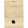 1819 printed hand-coloured "Valentine" wrapper from Banff, Scotland.