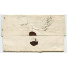 1857 cover with 1d bearing verso "Kyleakin" type V handstamp in black ink.