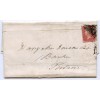 1857 cover with 1d bearing verso "Kyleakin" type V handstamp in black ink.