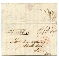 1817 cover from Demerara (British Guiana)  to Isle of Skye.