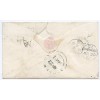 1861 1d pink postal stationery envelope from Stornoway, Isle of Lewis, to Devon.