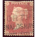 1857 1d rose-red with "North Ronaldshay" Orkney Islands type XIX Scots Local