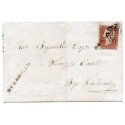 1844 cover with 1841 1d with type I "Burghead" Scots Local handstamp. 