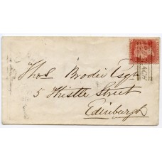 1859 cover with 1d with RARE  type V "Ardclach" Scots Local handstamp.