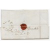 1844 cover with 1d red-brown with "Tongue" Sutherland circular un-dated handstamp. 