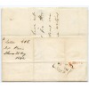 1842 cover -1d red-brown with manuscript Maltese cross of Dunnet, Caithness.