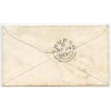 1858 cover with 1d with type VIII "Sanday" Orkney Islands, Scots Local handstamp.