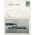 1903 postcard with EVII ½d with "Loch Long & Lochgoil Steamboat Co"  cachets.