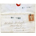 1850 cover -1d red-brown with type I "Howmore" Isle of South Uist, Scots Local.