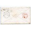1858 cover - 1d with type III "Corpach" Inverness-shire, Scots Local handstamp.
