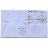 1857 cover -1d  type VIII "Bowmore Village" Isle of Islay, Scots Local handstamp.