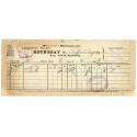 1903 Parcel Way-Bill bearing oval "Caledonian Steam Packet Co Ltd "Ivanhoe" cachet.