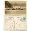 1912 postcard with ½d "Caledonian Steam Packet Co Ltd-Duchess of Rothesay" cachet.