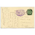 1913 postcard with ½d "Caledonian Steam Packet Co Ltd-Duchess of Hamilton" cachet.