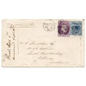 Ceylon, 1870 cover with 1d and 1/- to South Ronaldshay, Orkney, Isles