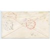 Cape of Good Hope 1860 "Soldiers Letter" with 1d Cape Triangular  to Stonehaven.