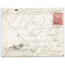 Cape of Good Hope 1881 "Soldiers Letter" 1st Boer War with 1d to Scotland.