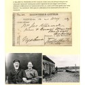 1869 Registered Letter receipt form from Uyeasound, Shetland Islands.