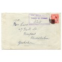 1916 cover with KGV 1d with "H.M.S. Maid of Honour" cachet from Stornoway, Lewis.