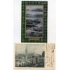 1903/09 postcards with EVII ½ds with Scalloway and Scalloway-Shetland c.d.s.
