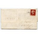 1859 cover with 1d rose-red tied by the "Cullivoe" Type VIII, Scots Local handstamp.