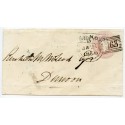 1859 1d pink p/s cover with "Ardentinny" VIII, Scots Local handstamp.