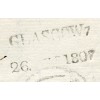 1807 cover from Glasgow with UNIQUE "GLASGOW 7" datestamp